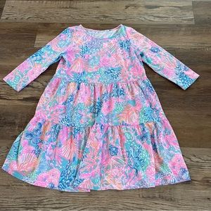 Lilly Pulitzer tiered dress 12/14